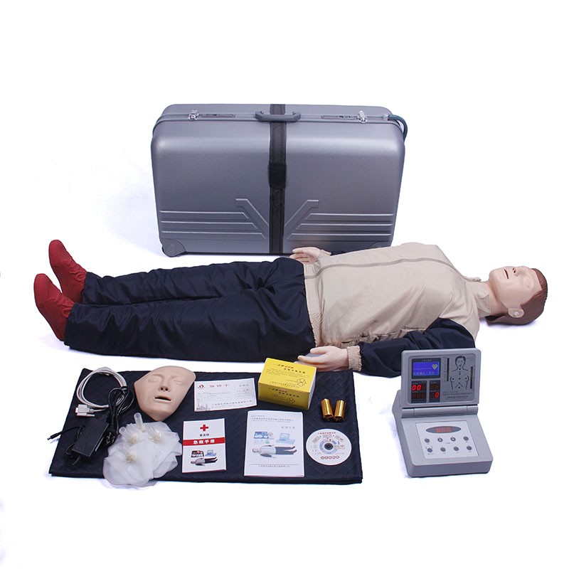 醫(yī)學(xué)教學(xué)模型 液晶彩顯高級(jí)電腦心肺復(fù)蘇模擬人