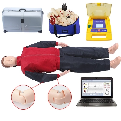 高級電腦心肺復(fù)蘇、AED除顫儀、創(chuàng)傷模擬人（計(jì)算機(jī)控制三合一） 